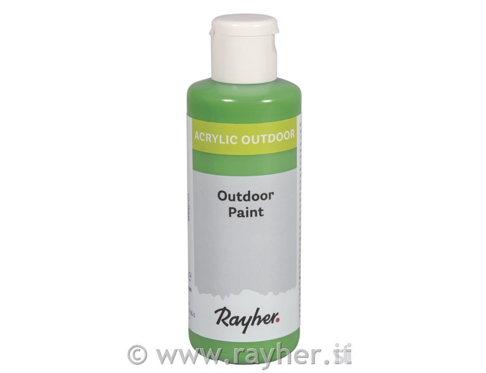 Outdoor Paint, acrylic paint, May-green,bottle 80ml