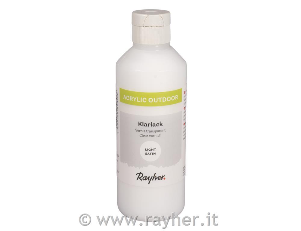 Lak za zunanjo uporabo, brezbarvni, polsijajni, 250ml