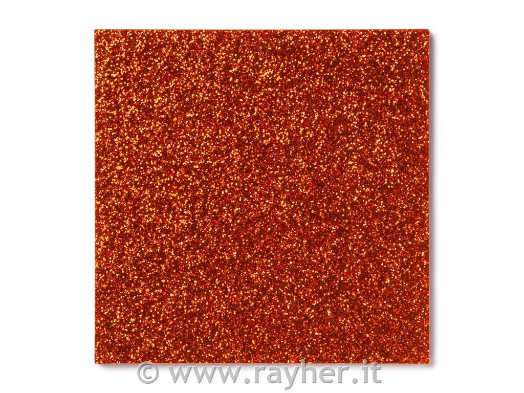 Akrilna barva z bleščicami, briljantna bakrena, 80ml