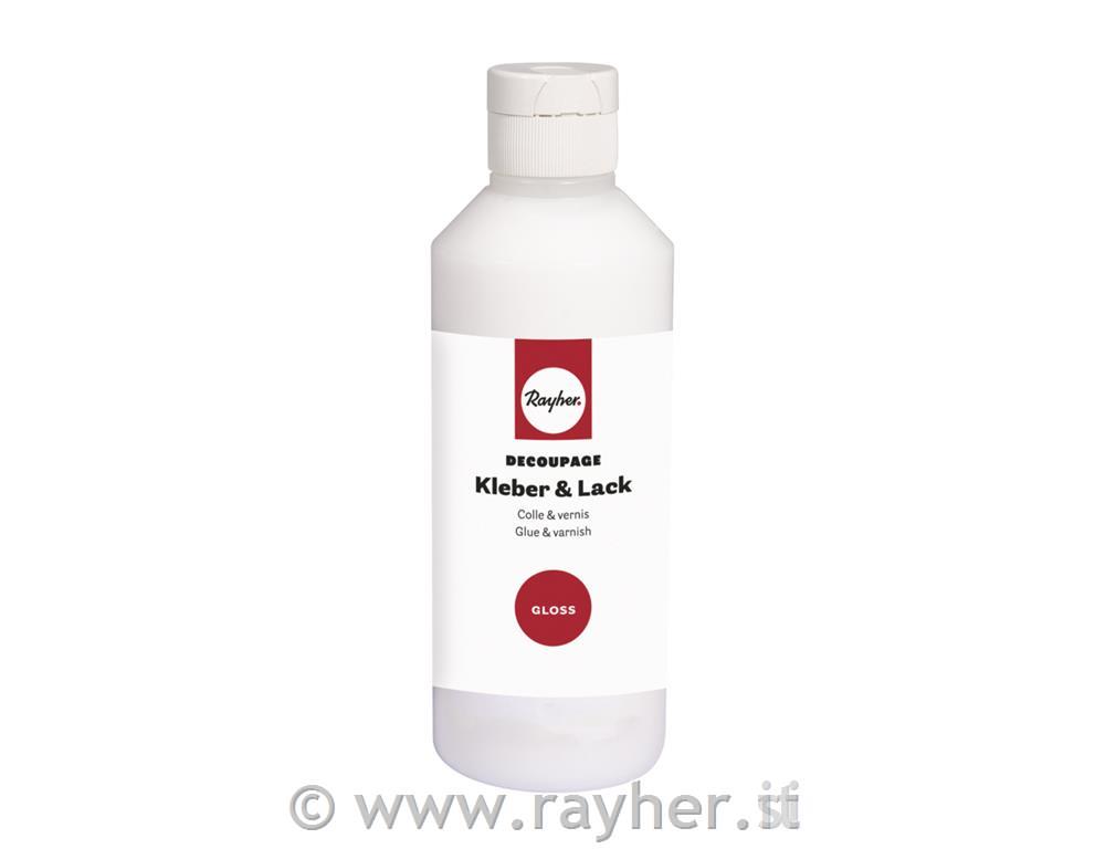 Decoupage lepilo&lak, svetleč, 250 ml