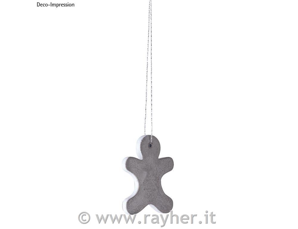 Casting mould: GingerbreadmanMotive size 5,5 x 6,5 x 1,7 cm