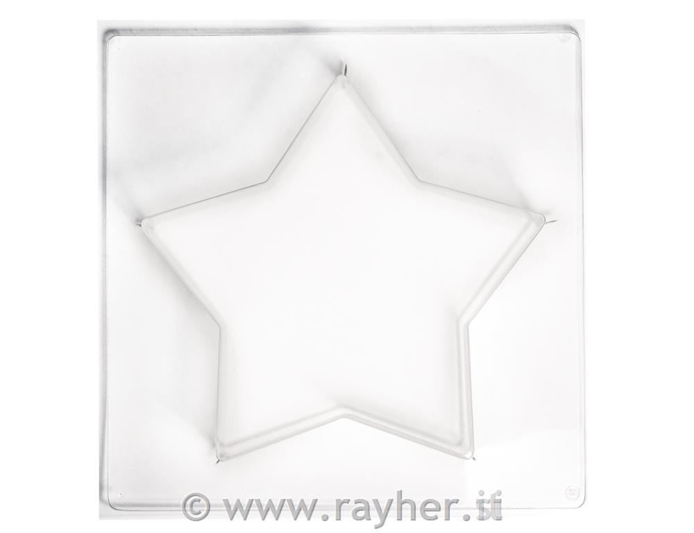 Casting mould: Star21.5x21.5cm, depth 4cm
