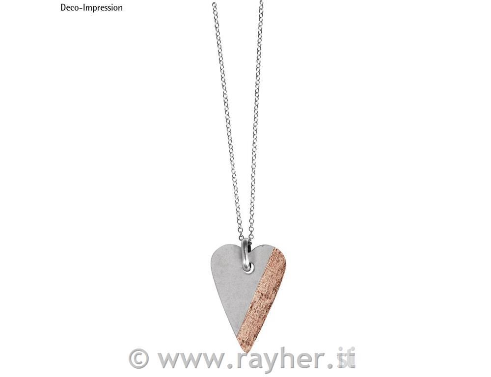 Kalup za nakit: Srce, 2,7x3,9 cm