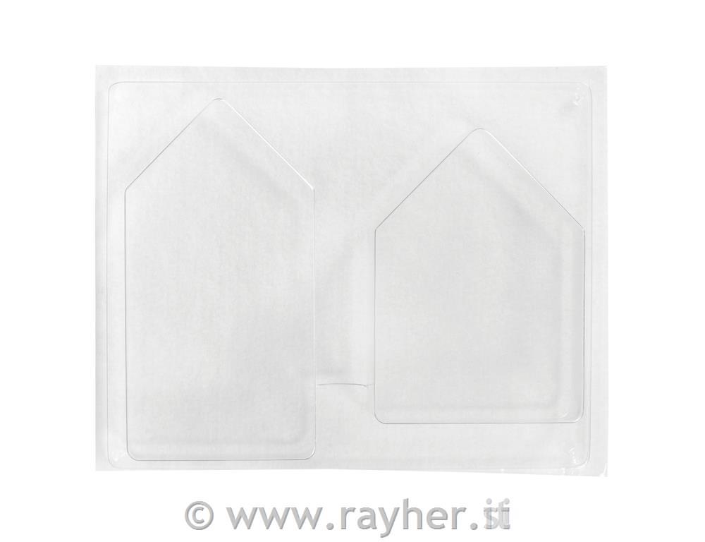 Casting mould: Houses, 2 houses 13,5-16,