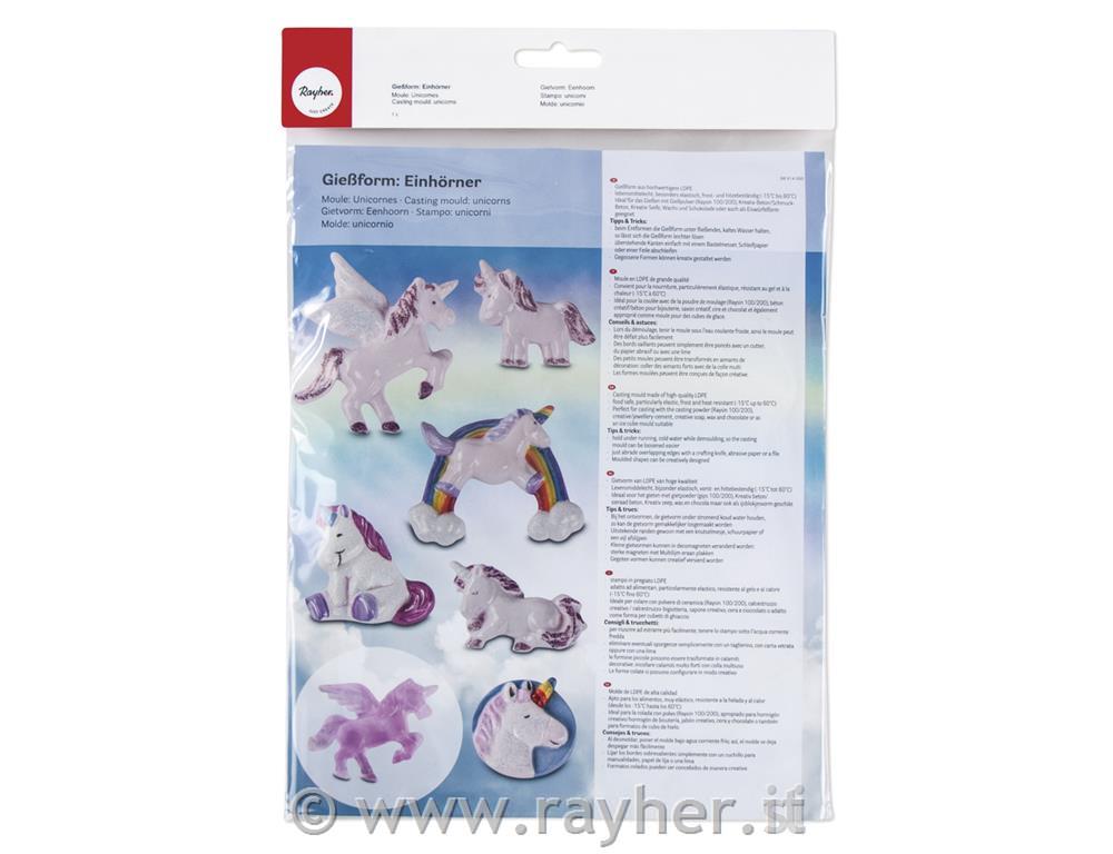 Kalup samorog 6 motivov 5-6 cm