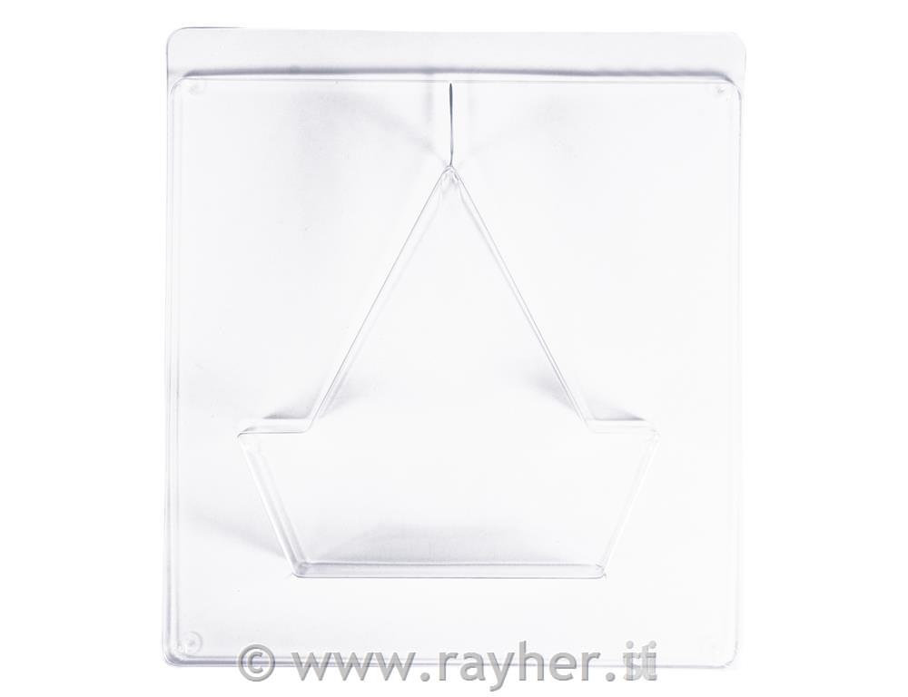 Stampo: barca a vela, 28 x 26,5 cm