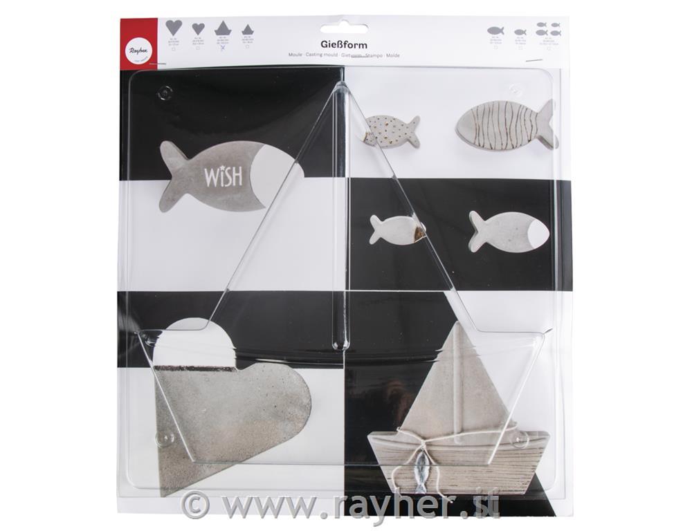 Kalup: Jadrnica, 28 x 26,5 x 4 cm