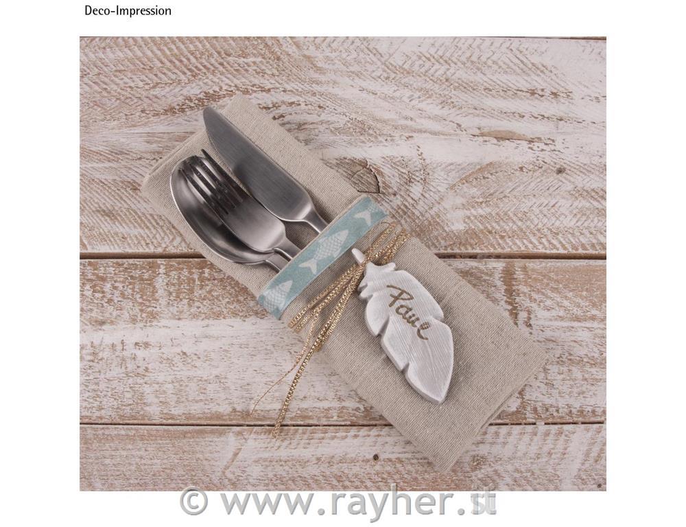 Kalup perje 6 motivov 6-14 cm