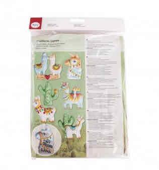 Casting mould: Llamas, 6 motifs,5-8.5x6.7-8cm, tab-bag 1pc