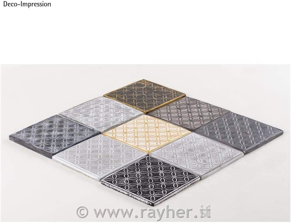 Relief za izdelavo ploščice, Flower of life, 11x11cm