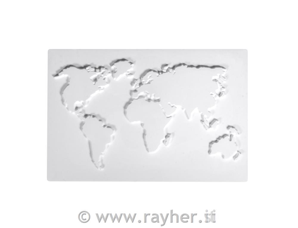 Kalup Zemljivid sveta, 20x30cm