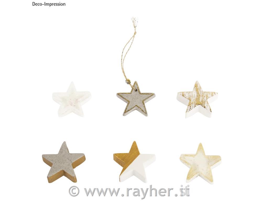 Stampo: stelle, 3,6cm o, 6 stelle, bus.blis. 1pz