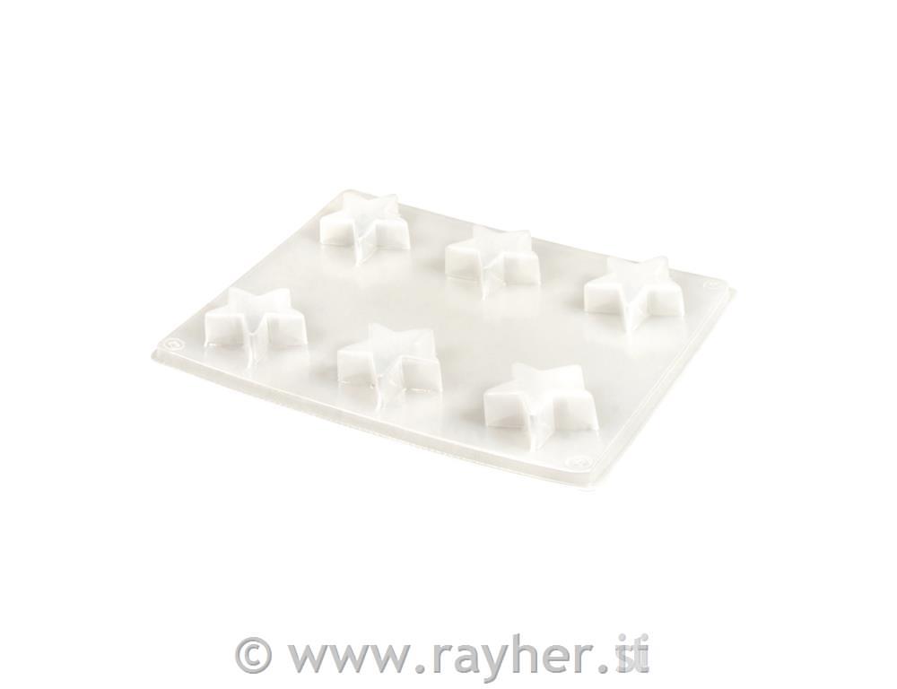 Stampo: stelle, 3,6cm o, 6 stelle, bus.blis. 1pz