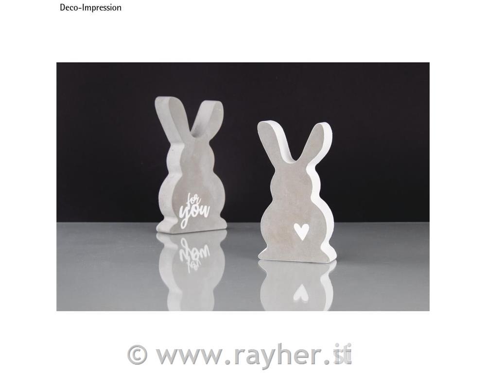 Stampo: famiglia di conigli, 8x14,5x3cm/6,5x11,7x3cm