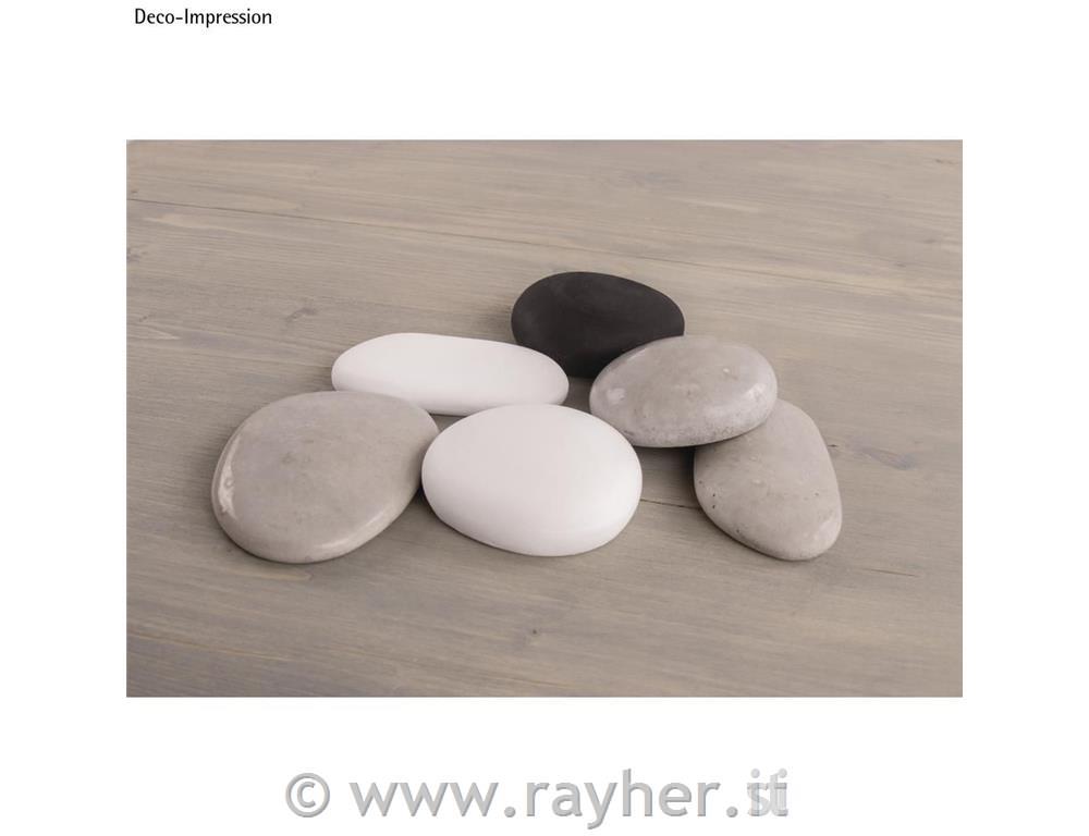 Silicone casting mould Stones, big14.5x26x3.5cm, 3 moulds, box 1pc