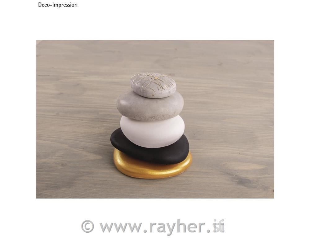 Silicone casting mould Stones, big14.5x26x3.5cm, 3 moulds, box 1pc