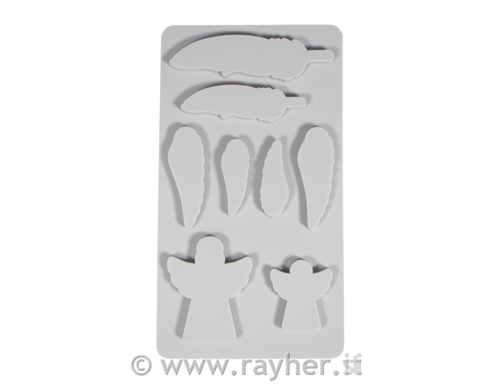 Stampo in silicone, Angeli e ali