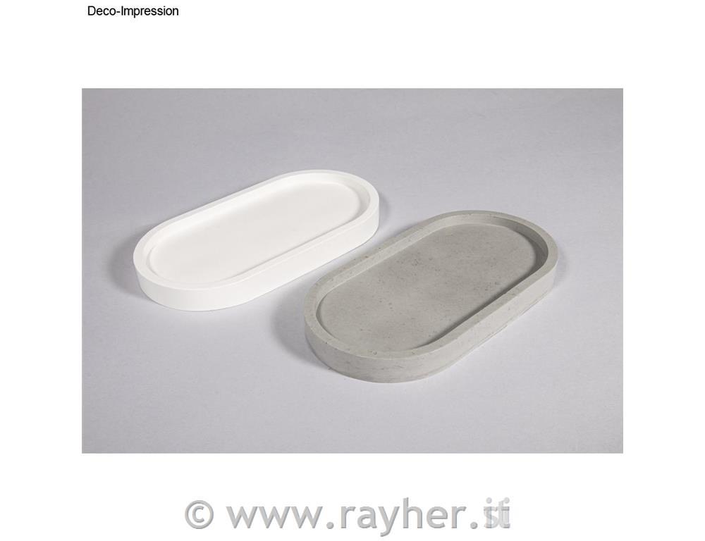 Silikonski kalup za pladenj, oval, 17,8x9,5 cm