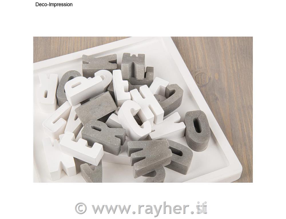 Stampo in silicone, Alfabeto, set 2