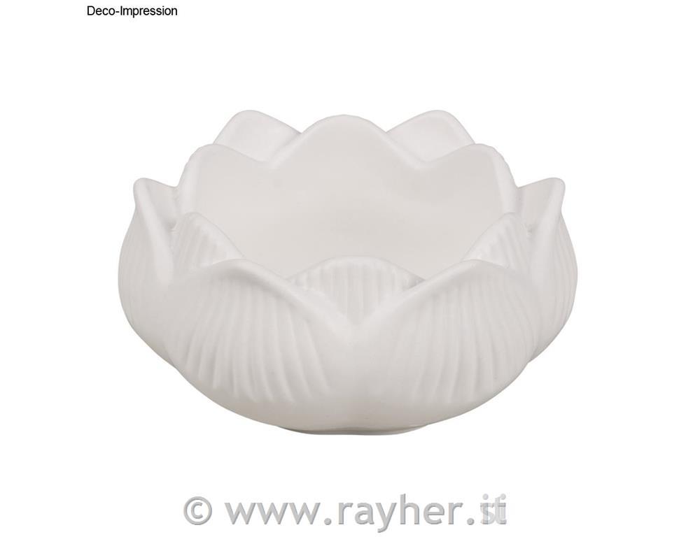 Silikonski kalup Posoda lotosov cvet, premer 8 cm, višina 3,5 cm