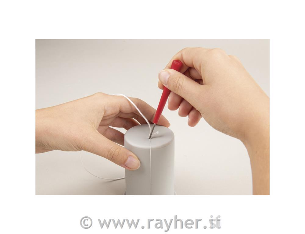 Stampo in silicone a forma di candela rigata