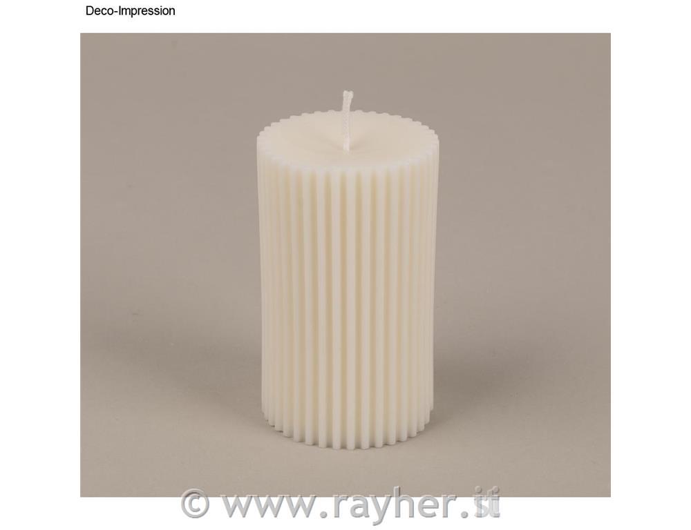 Stampo in silicone a forma di candela rigata