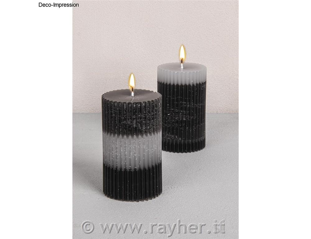 Stampo in silicone a forma di candela rigata