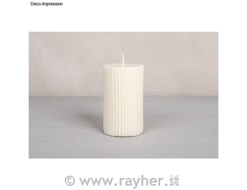 Stampo in silicone a forma di candela rigata