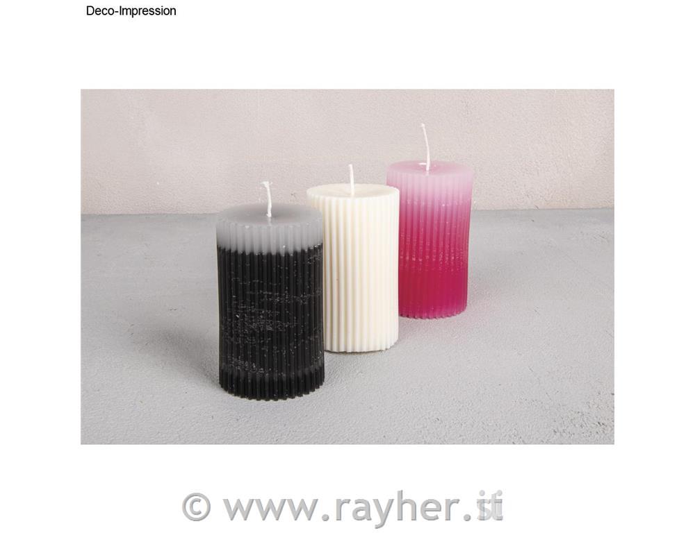 Stampo in silicone a forma di candela rigata