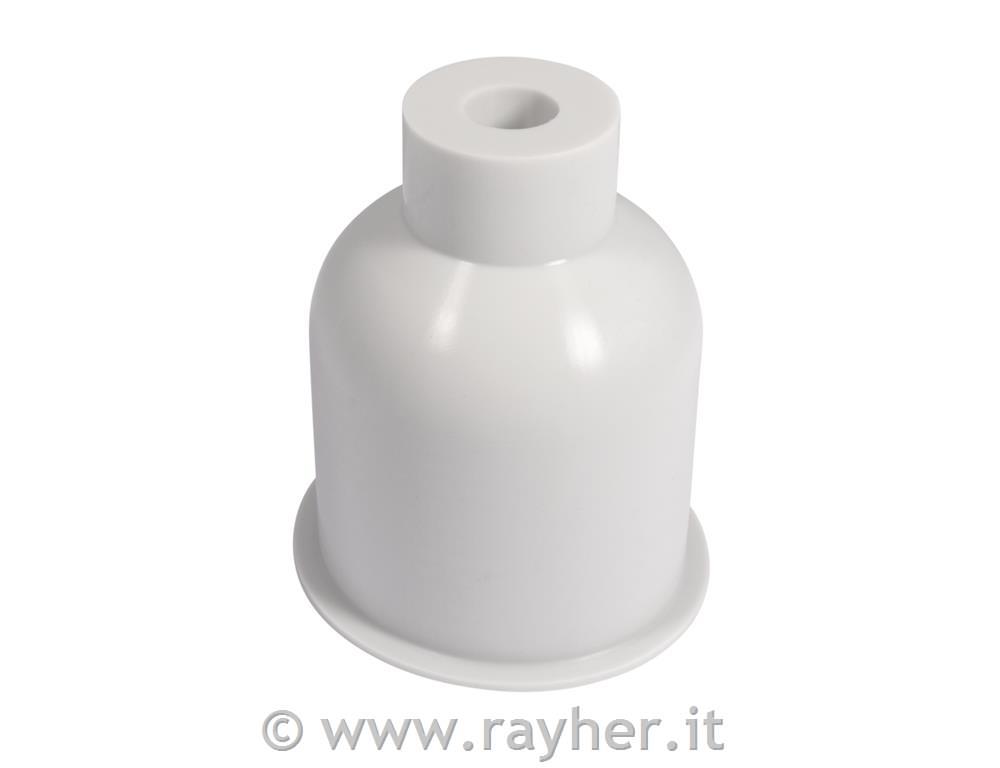 Silicone mould Vase, finely fluted, bottom o8,3cm, height 9.5cm, +test tube