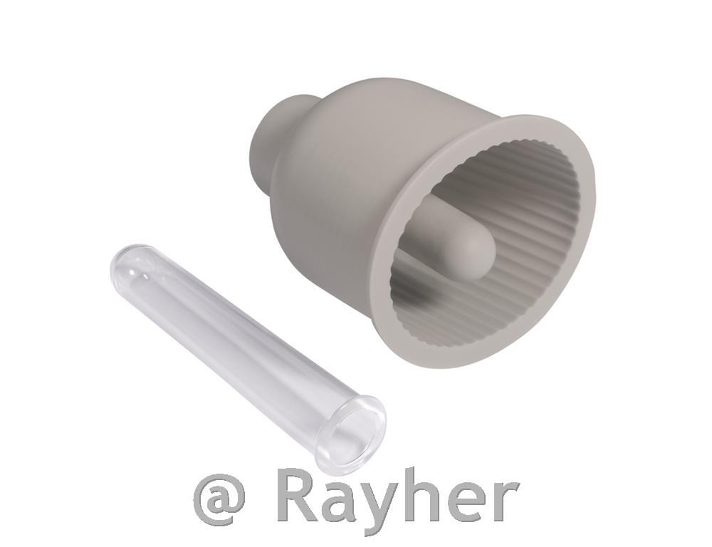 Stampo in silicone per vaso, finemente sAltezza 9,5 cm + provetta