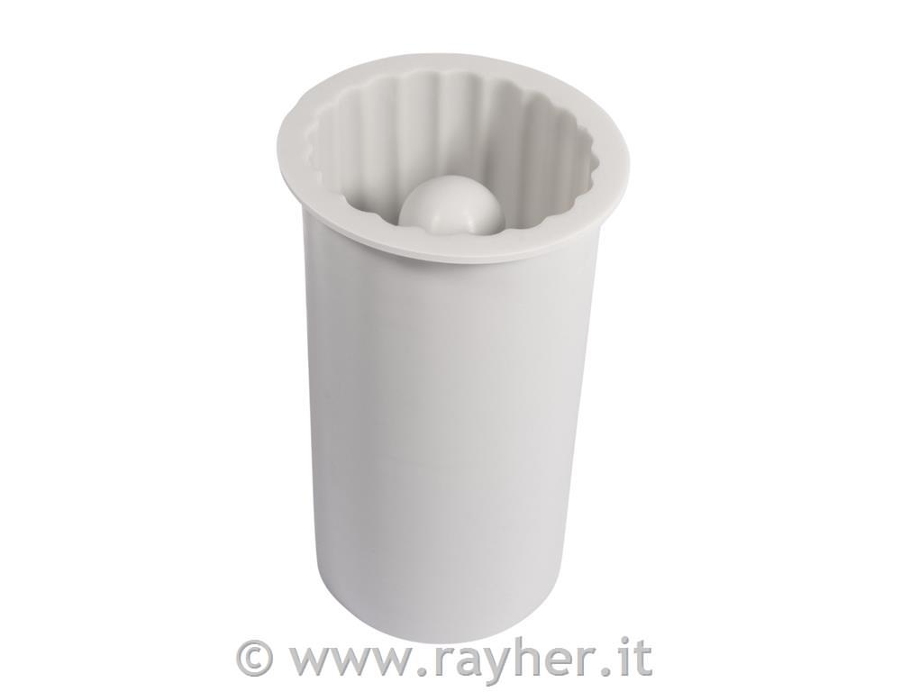 Silikonski kalup Vaza, žlebljen, višina 10,2 cm, + epruveta