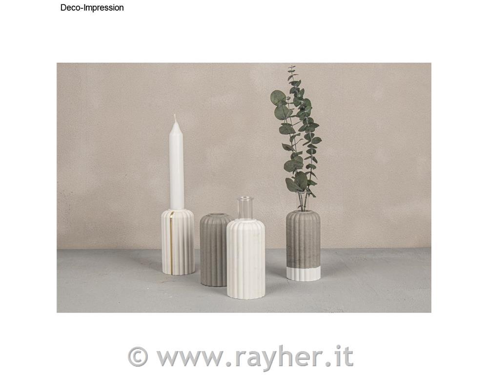 Silikonski kalup Vaza, žlebljen, višina 10,2 cm, + epruveta