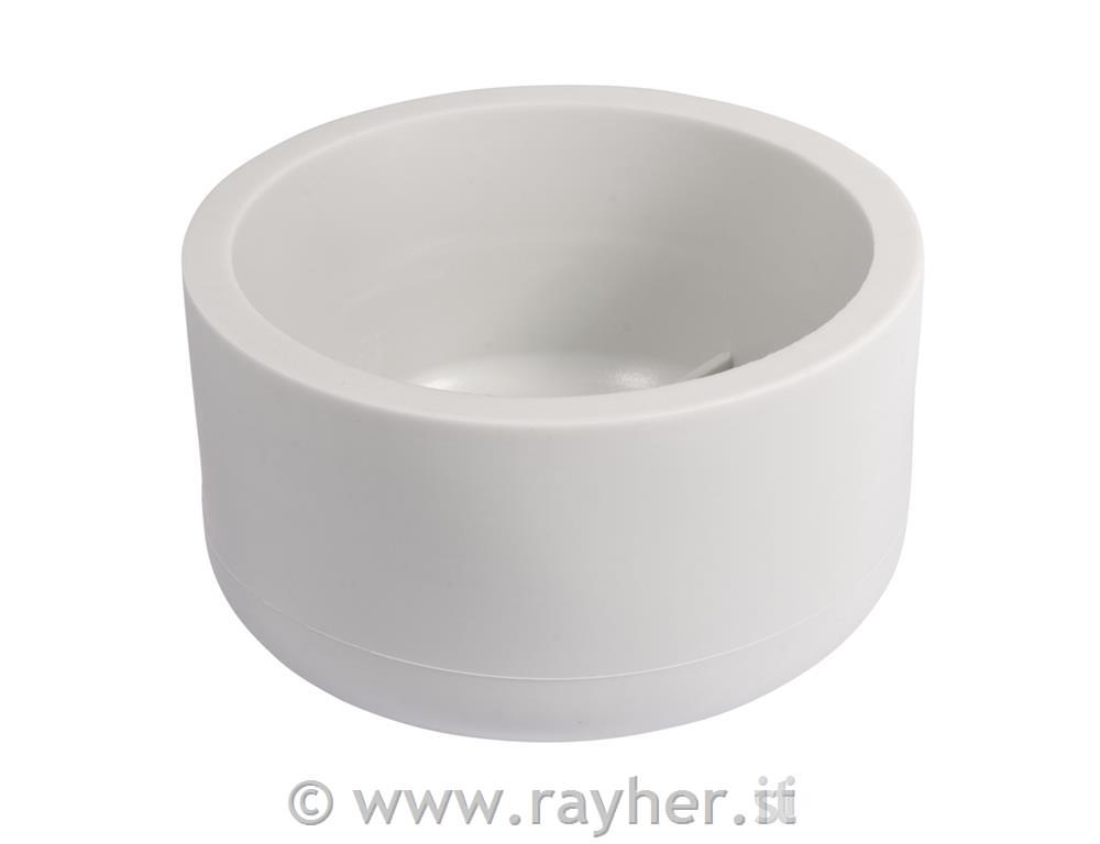 Stampo in silicone, ciotola, con pieghe,altezza 6,5 cm