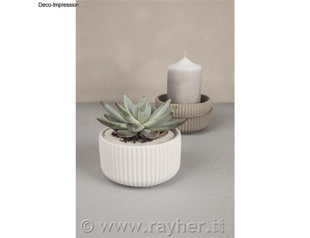 Stampo in silicone, ciotola, con pieghe,altezza 6,5 cm