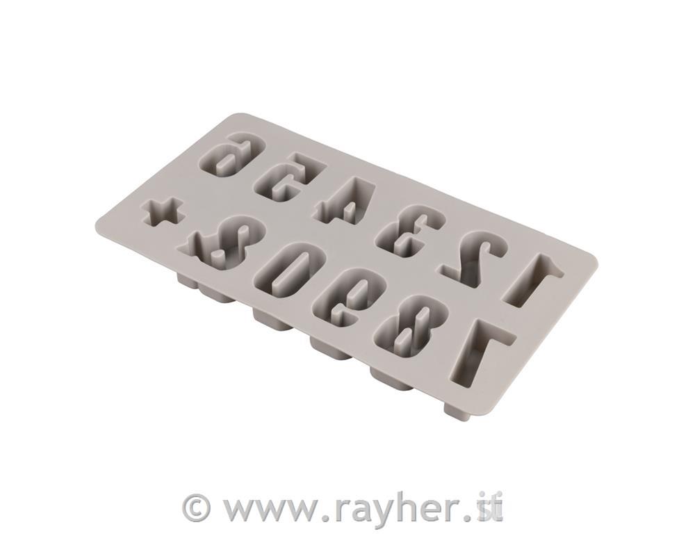 Silikonski kalup Številke 0-9, &, +