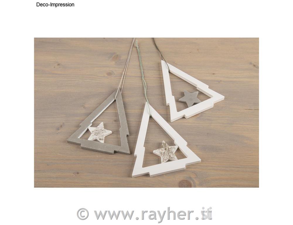 Silikonski kalup za svečke Smreka in zvezde, 14,5 x 26 x 4 cm, 3 motivi