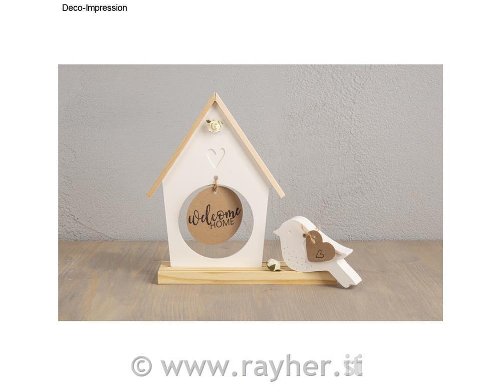 Silicone Casting mould Birdhouse + Bird2 shapes, box 1pc