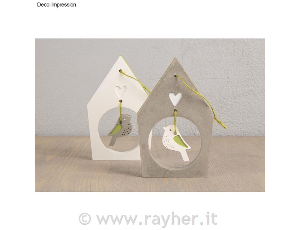 Silikonski kalup Ptičja hišica in ptica