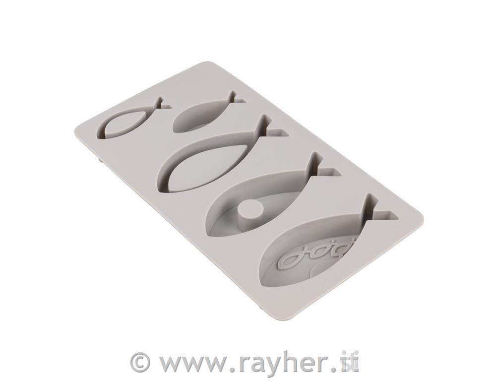 Silikonski kalup Riba, 5 oblik