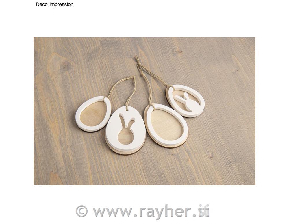 Stampo in silicone, Uova, 6 tipi