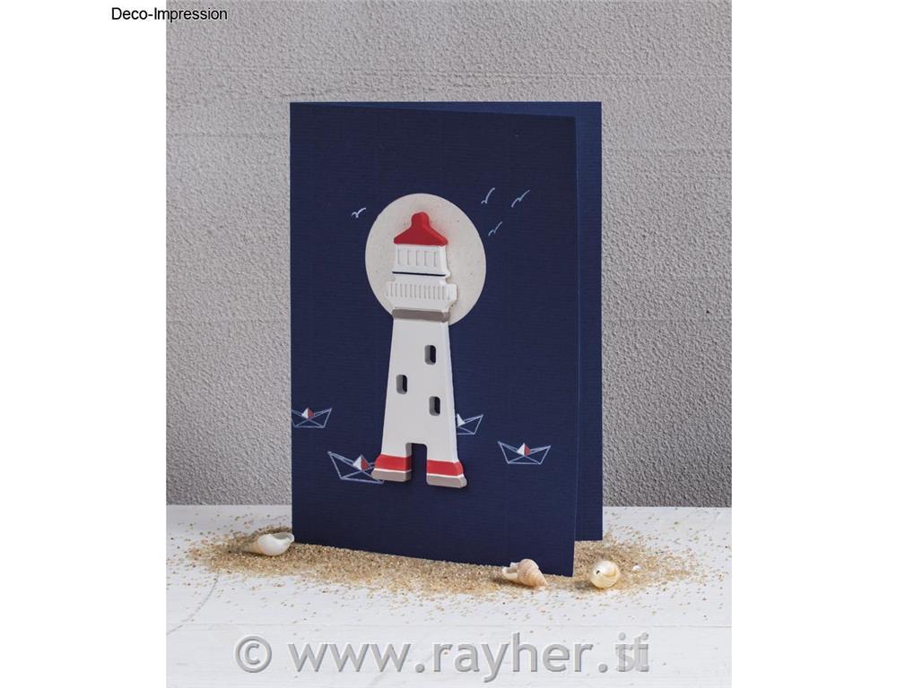 Silicone Casting mould Lighthouse 14.5x23 shapes, box 1pc