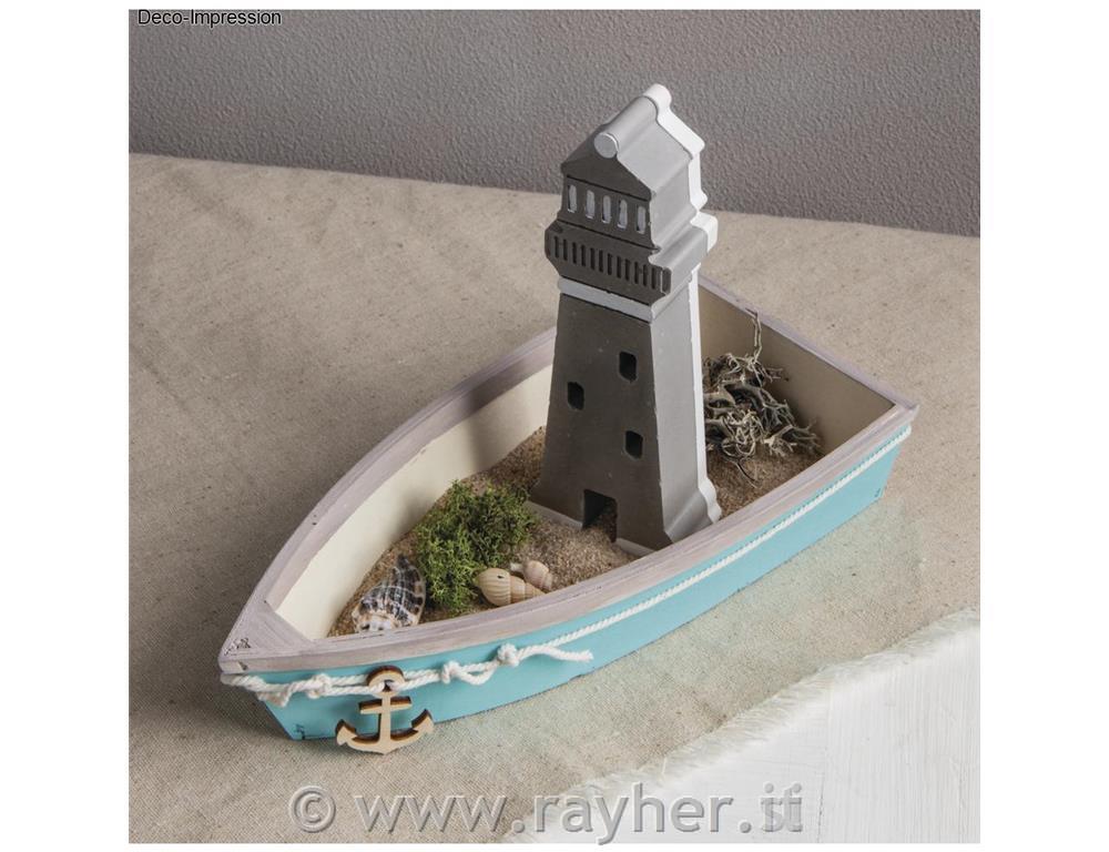 Silicone Casting mould Lighthouse 14.5x23 shapes, box 1pc