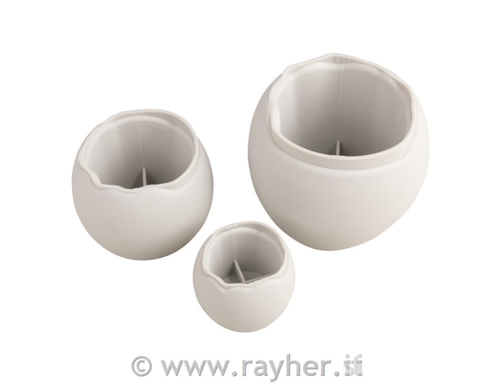 Stampo in silicone Vasi dal bordo ondulato