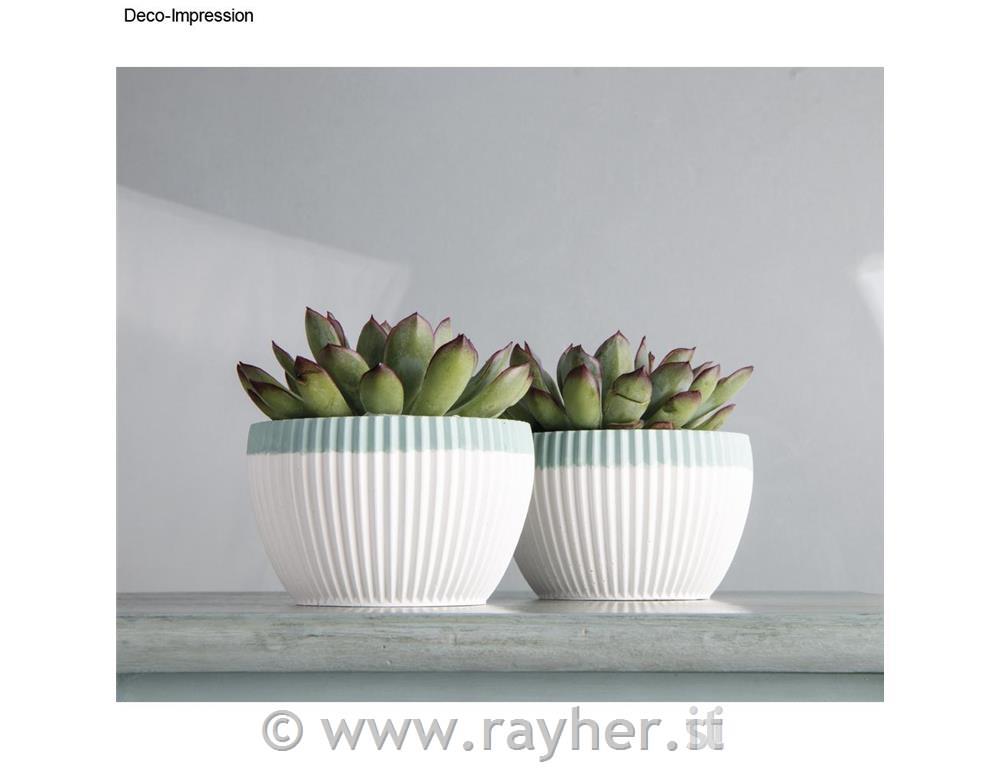 Silicone mould Decorative bowl, ridged9cm, height 6cm, box 1pc