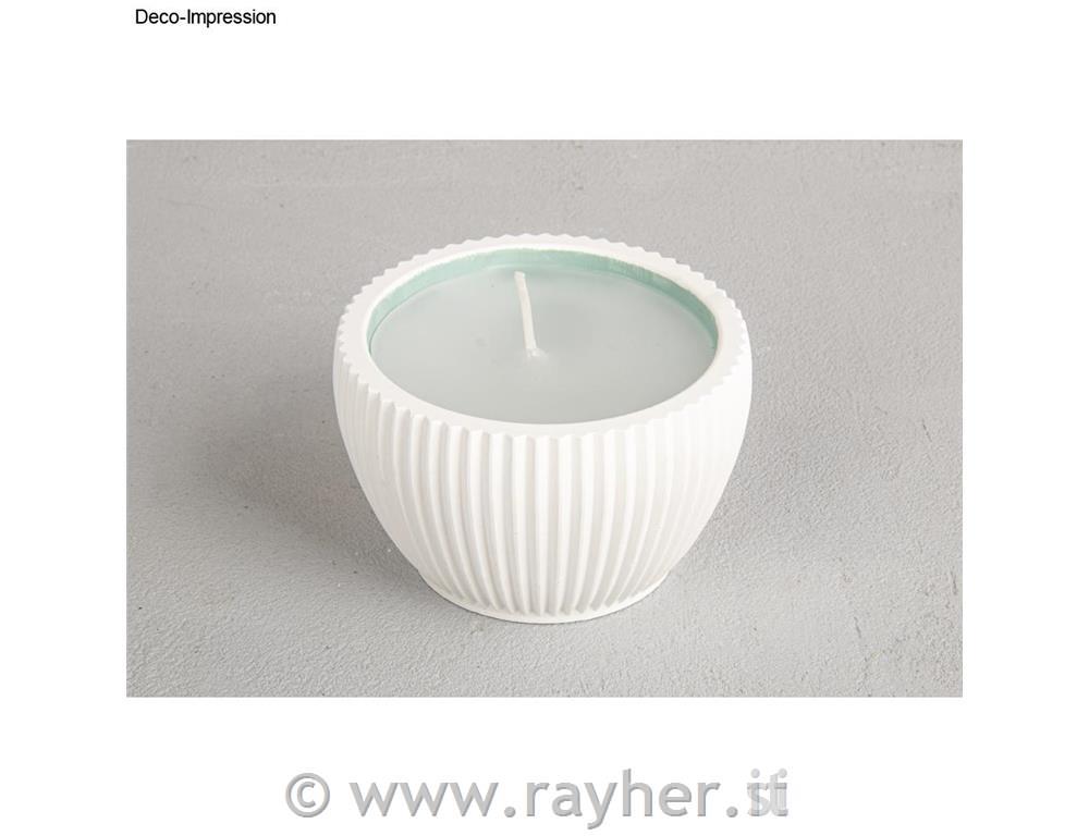 Silicone mould Decorative bowl, ridged9cm, height 6cm, box 1pc