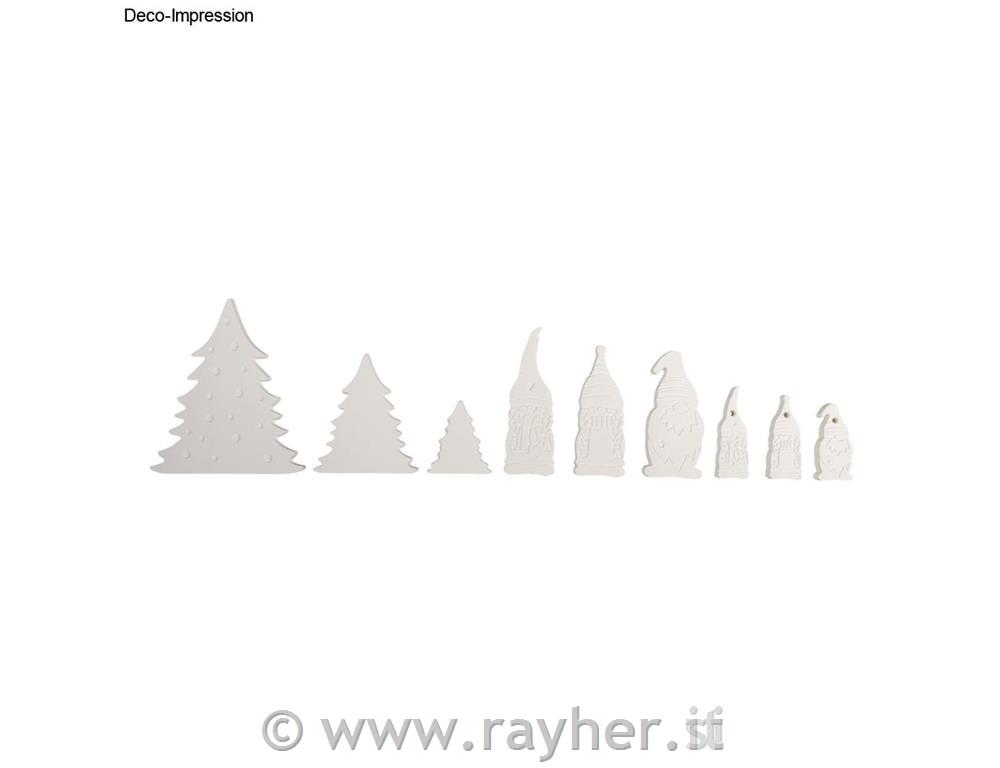 Silicone mould Gnome family, 14.5x26x1cm, 9 shapes, box 1pc