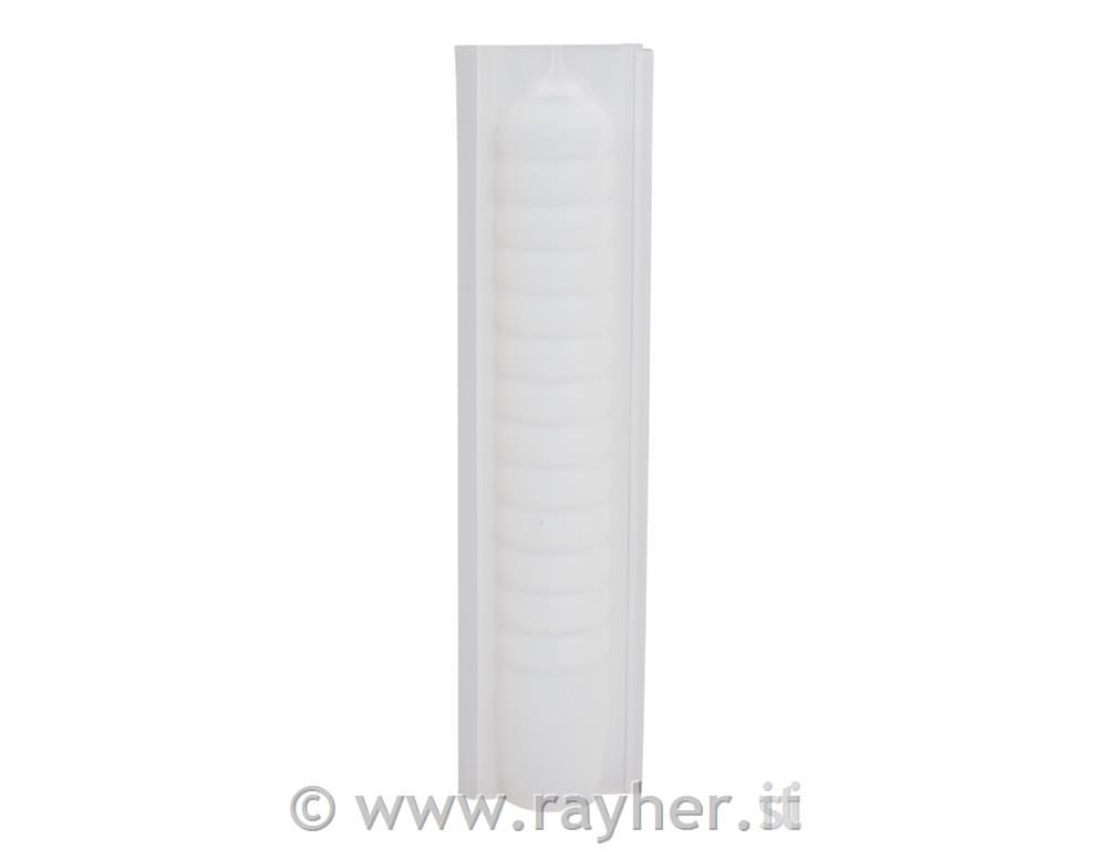 Kalup sveča črtasta, o2cm / višina 19.5cm