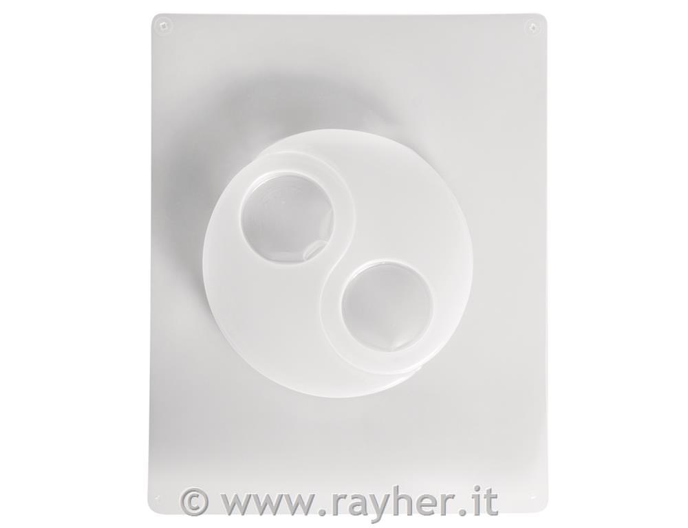 Kalup: svečnik jing-jang, 2 motiva 12x8 cm