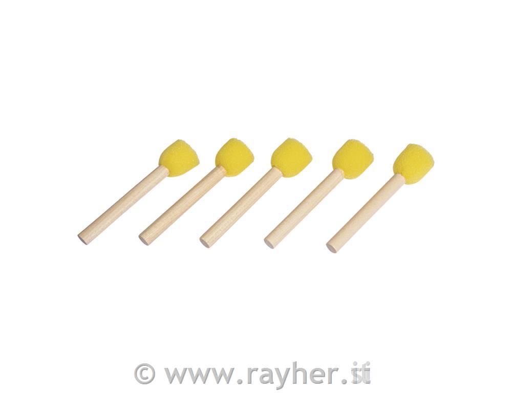 Spugnette per dipingere, 2cm, set 5